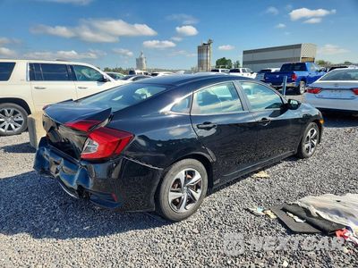Trzecie zdjęcie samochodu z tyłu: 2019 HONDA CIVIC LX VIN:2HGFC2E61KH548115 - miniatura