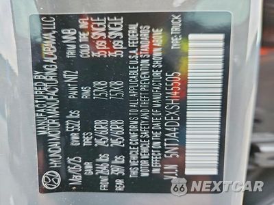 Zdjęcie 12 z 12 samochodu: 2025 HYUNDAI SANTA CRUZ SE VIN:5NTJA4DEXSH145505 - miniatura