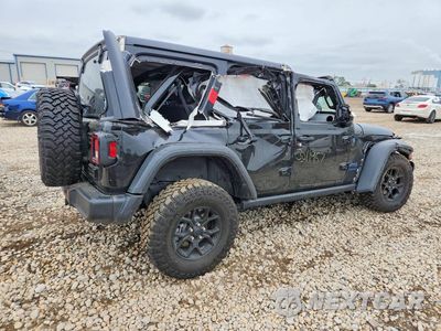 Trzecie zdjęcie samochodu z tyłu: 2025 JEEP WRANGLER SPORT 4XE VIN:1C4RJXN64SW580086 - miniatura