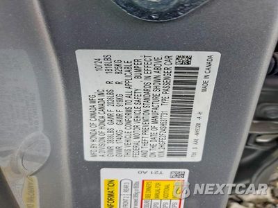 Zdjęcie 12 z 12 samochodu: 2025 HONDA CIVIC LX VIN:2HGFE2F24SH537731 - miniatura