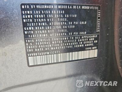 Zdjęcie 13 z 13 samochodu: 2023 VOLKSWAGEN TIGUAN S VIN:3VVRB7AX6PM132971 - miniatura