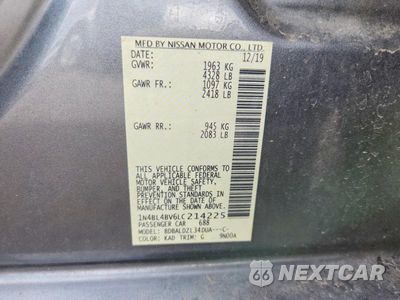 Zdjęcie 12 z 12 samochodu: 2020 NISSAN ALTIMA S VIN:1N4BL4BV6LC214225 - miniatura