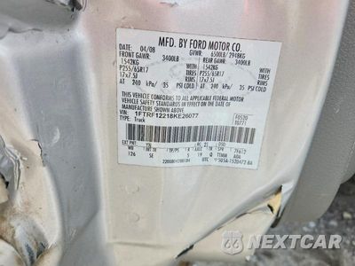 Zdjęcie 12 z 12 samochodu: 2008 FORD F150 VIN:1FTRF12218KE26077 - miniatura
