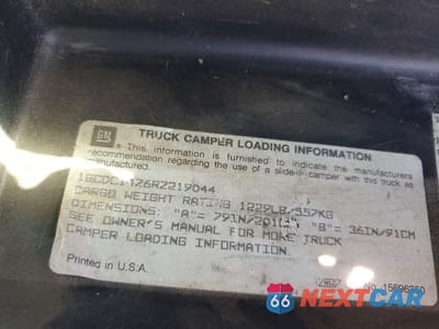 Zdjęcie 12 z 12 samochodu: 1994 CHEVROLET GMT-400 C1500 VIN:1GCDC14Z6RZ219044 - miniatura