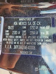 Zdjęcie 13 z 13 samochodu: 2021 KIA FORTE GT LINE VIN:3KPF34AD6ME400006 - miniatura