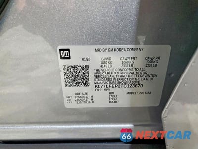 Zdjęcie 14 z 14 samochodu: 2026 CHEVROLET TRAX LS VIN:KL77LFEP2TC123670 - miniatura