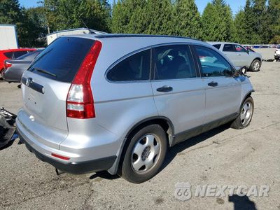 Trzecie zdjęcie samochodu z tyłu: 2010 HONDA CR-V LX VIN:5J6RE3H32AL040602 - miniatura
