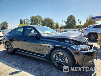 Czwarte zdjęcie samochodu z boku: 2023 BMW I4 EDRIVE 40 VIN:WBY73AW03PFR29916 - miniatura