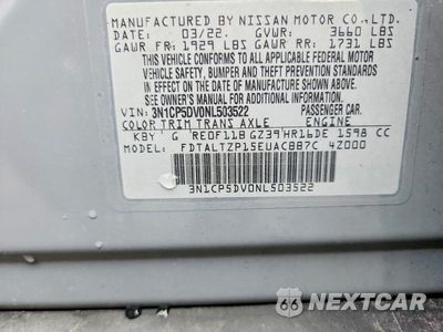 Zdjęcie 13 z 13 samochodu: 2022 NISSAN KICKS SR VIN:3N1CP5DV0NL503522 - miniatura