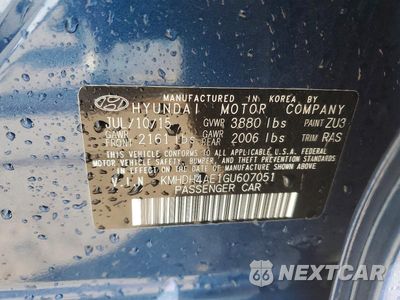 Zdjęcie 12 z 12 samochodu: 2016 HYUNDAI ELANTRA SE VIN:KMHDH4AE1GU607051 - miniatura