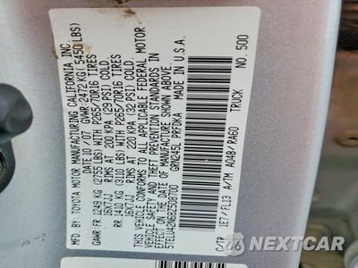 Zdjęcie 12 z 12 samochodu: 2008 TOYOTA TACOMA V6 VIN:5TELU42N68Z508700 - miniatura