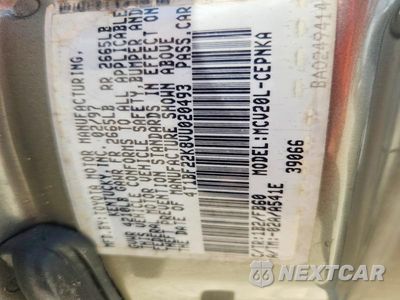 Zdjęcie 12 z 12 samochodu: 1997 TOYOTA CAMRY LE V6 VIN:4T1BF22K8VU020493 - miniatura