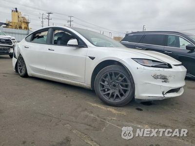Czwarte zdjęcie samochodu z boku: 2025 TESLA MODEL 3 VIN:5YJ3E1EA9SF010584 - miniatura