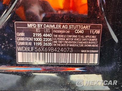 Zdjęcie 13 z 13 samochodu: 2009 MERCEDES-BENZ E 350 VIN:WDBUF56X69B424073 - miniatura