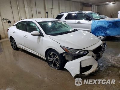Czwarte zdjęcie samochodu z boku: 2022 NISSAN SENTRA SV VIN:3N1AB8CV8NY247285 - miniatura