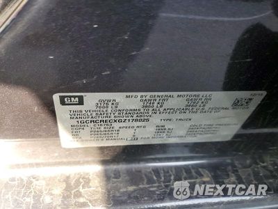 Zdjęcie 12 z 12 samochodu: 2016 CHEVROLET SILVERADO C1500 LT VIN:1GCRCRECXGZ178025 - miniatura