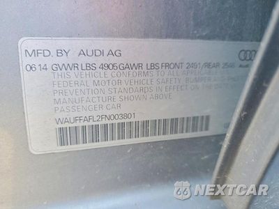 Zdjęcie 12 z 12 samochodu: 2015 AUDI A4 PREMIUM PLUS VIN:WAUFFAFL2FN003801 - miniatura
