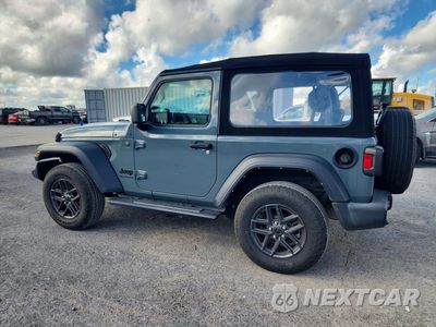 Drugie zdjęcie samochodu z przodu: 2024 JEEP WRANGLER SPORT VIN:1C4PJXAN4RW157930 - miniatura