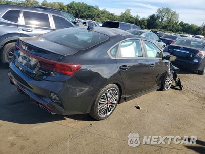 Trzecie zdjęcie samochodu z tyłu: 2023 KIA FORTE GT VIN:3KPF44AC2PE539090 - miniatura