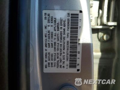 Zdjęcie 12 z 12 samochodu: 2009 HONDA ACCORD EX VIN:1HGCP26719A023580 - miniatura