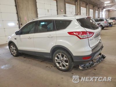 Drugie zdjęcie samochodu z przodu: 2014 FORD ESCAPE TITANIUM VIN:1FMCU9J91EUE52909 - miniatura