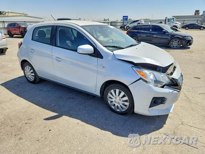Czwarte zdjęcie samochodu z boku: 2021 MITSUBISHI MIRAGE ES VIN:ML32AUHJXMH003542 - miniatura
