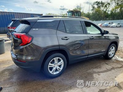 Trzecie zdjęcie samochodu z tyłu: 2019 GMC TERRAIN SLE VIN:3GKALTEV1KL201420 - miniatura