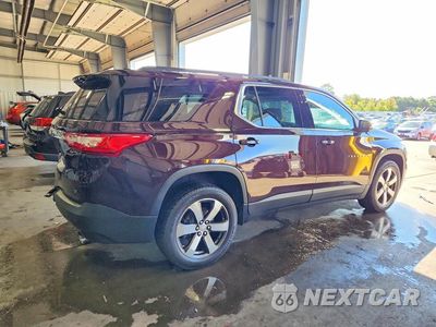 Trzecie zdjęcie samochodu z tyłu: 2021 CHEVROLET TRAVERSE LT VIN:1GNEVHKW4MJ256866 - miniatura