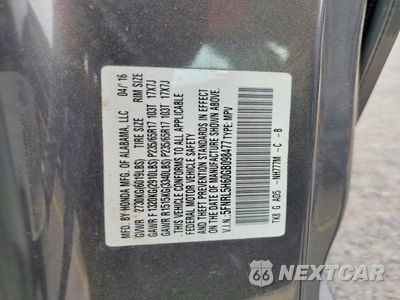 Zdjęcie 13 z 13 samochodu: 2016 HONDA ODYSSEY EXL VIN:5FNRL5H60GB098477 - miniatura