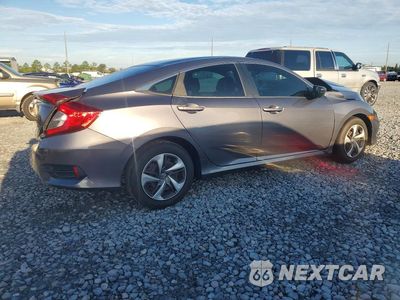 Trzecie zdjęcie samochodu z tyłu: 2019 HONDA CIVIC LX VIN:19XFC2F65KE019257 - miniatura
