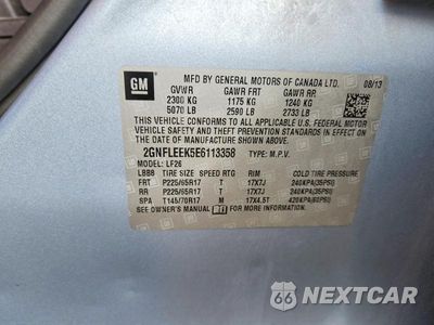 Zdjęcie 13 z 13 samochodu: 2014 CHEVROLET EQUINOX LS VIN:2GNFLEEK5E6113358 - miniatura