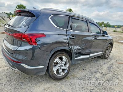 Trzecie zdjęcie samochodu z tyłu: 2022 HYUNDAI SANTA FE SEL VIN:5NMS24AJXNH416663 - miniatura
