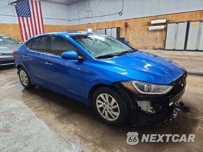 Czwarte zdjęcie samochodu z boku: 2017 HYUNDAI ELANTRA SE VIN:5NPD74LF8HH193369 - miniatura