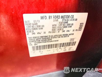 Zdjęcie 13 z 13 samochodu: 2014 FORD EXPLORER XLT VIN:1FM5K7D87EGA31930 - miniatura