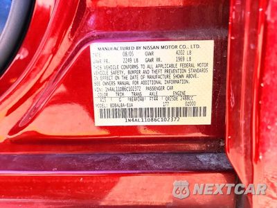 Zdjęcie 12 z 12 samochodu: 2006 NISSAN ALTIMA 2.5 VIN:1N4AL11D86C102372 - miniatura