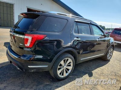 Trzecie zdjęcie samochodu z tyłu: 2018 FORD EXPLORER LIMITED VIN:1FM5K8FH8JGB98309 - miniatura