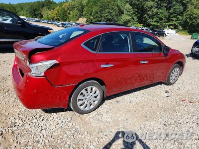 Trzecie zdjęcie samochodu z tyłu: 2014 NISSAN SENTRA SV VIN:3N1AB7AP0EY296379 - miniatura