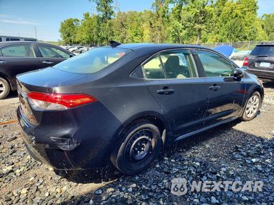 Trzecie zdjęcie samochodu z tyłu: 2022 TOYOTA COROLLA LE VIN:JTDEPMAE6NJ225043 - miniatura