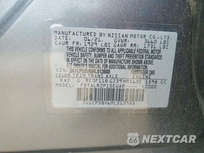 Zdjęcie 13 z 13 samochodu: 2021 NISSAN KICKS S VIN:3N1CP5BV6ML513988 - miniatura