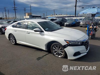 Czwarte zdjęcie samochodu z boku: 2022 HONDA ACCORD LX VIN:1HGCV1F12NA038370 - miniatura