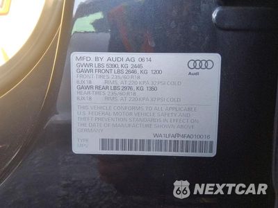 Zdjęcie 13 z 13 samochodu: 2015 AUDI Q5 PREMIUM PLUS VIN:WA1LFAFP4FA010016 - miniatura