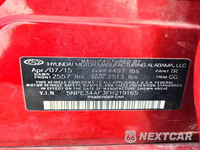 Zdjęcie 12 z 12 samochodu: 2015 HYUNDAI SONATA SPORT VIN:5NPE34AF3FH219165 - miniatura