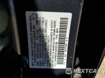Zdjęcie 13 z 13 samochodu: 2013 HONDA CR-V EXL VIN:2HKRM3H75DH501585 - miniatura