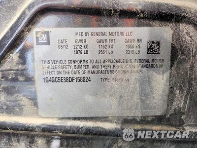 Zdjęcie 13 z 13 samochodu: 2013 BUICK LACROSSE VIN:1G4GC5E38DF158624 - miniatura