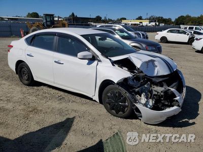 Czwarte zdjęcie samochodu z boku: 2015 NISSAN SENTRA S VIN:3N1AB7AP3FY352932 - miniatura