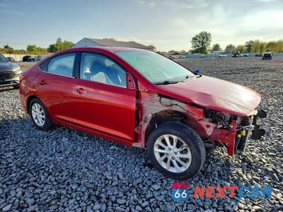 Czwarte zdjęcie samochodu z boku: 2019 HYUNDAI ACCENT SEL VIN:3KPC24A35KE056565 - miniatura