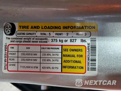 Zdjęcie 12 z 12 samochodu: 2017 FORD FUSION SE VIN:3FA6P0T93HR388388 - miniatura