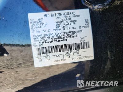 Zdjęcie 13 z 13 samochodu: 2023 FORD EXPLORER XLT VIN:1FMSK7DH1PGB74152 - miniatura