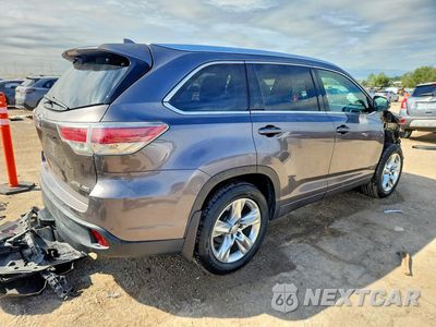 Trzecie zdjęcie samochodu z tyłu: 2015 TOYOTA HIGHLANDER LIMITED VIN:5TDDKRFH7FS166079 - miniatura