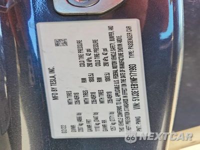 Zdjęcie 12 z 12 samochodu: 2022 TESLA MODEL 3 VIN:5YJ3E1EB1NF171993 - miniatura